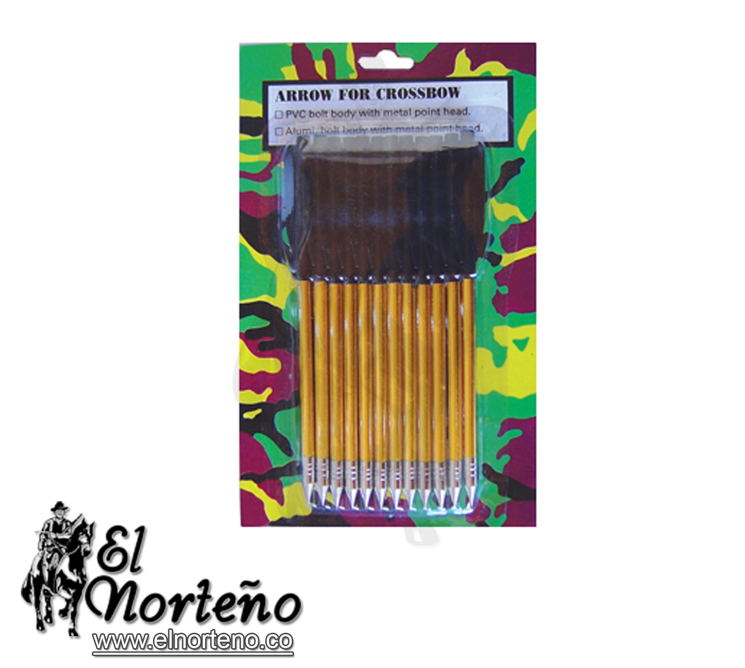 FLECHA DE ALUMINIO PARA BALLESTA 50  80 LB