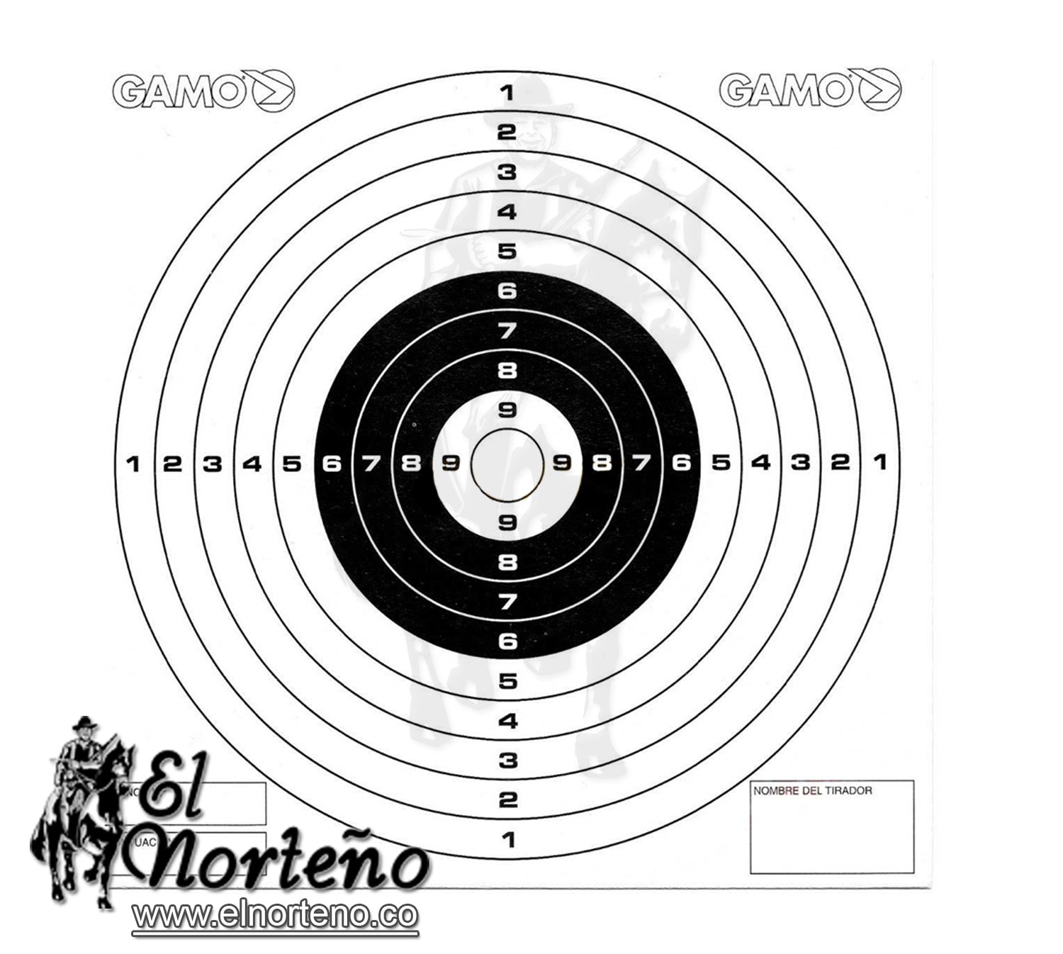 HOJA DE TIRO AL BLANCO X UNIDAD 6212106 GAMO