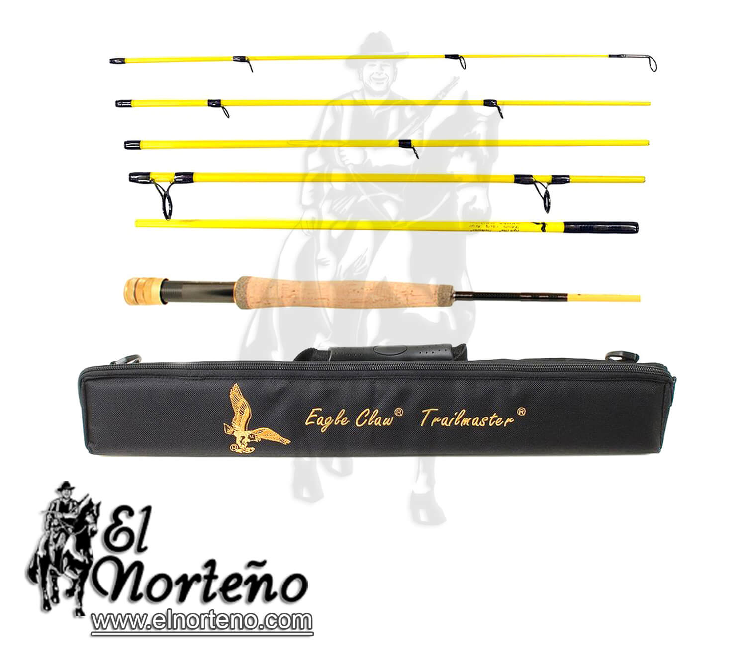 CAÑA DE MOSQUEO TMM86F6 FLY TRAILMASTER EAGLE CLAW