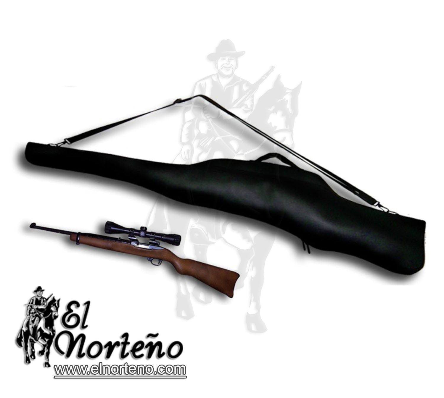 FUNDA RIFLE CON MIRA