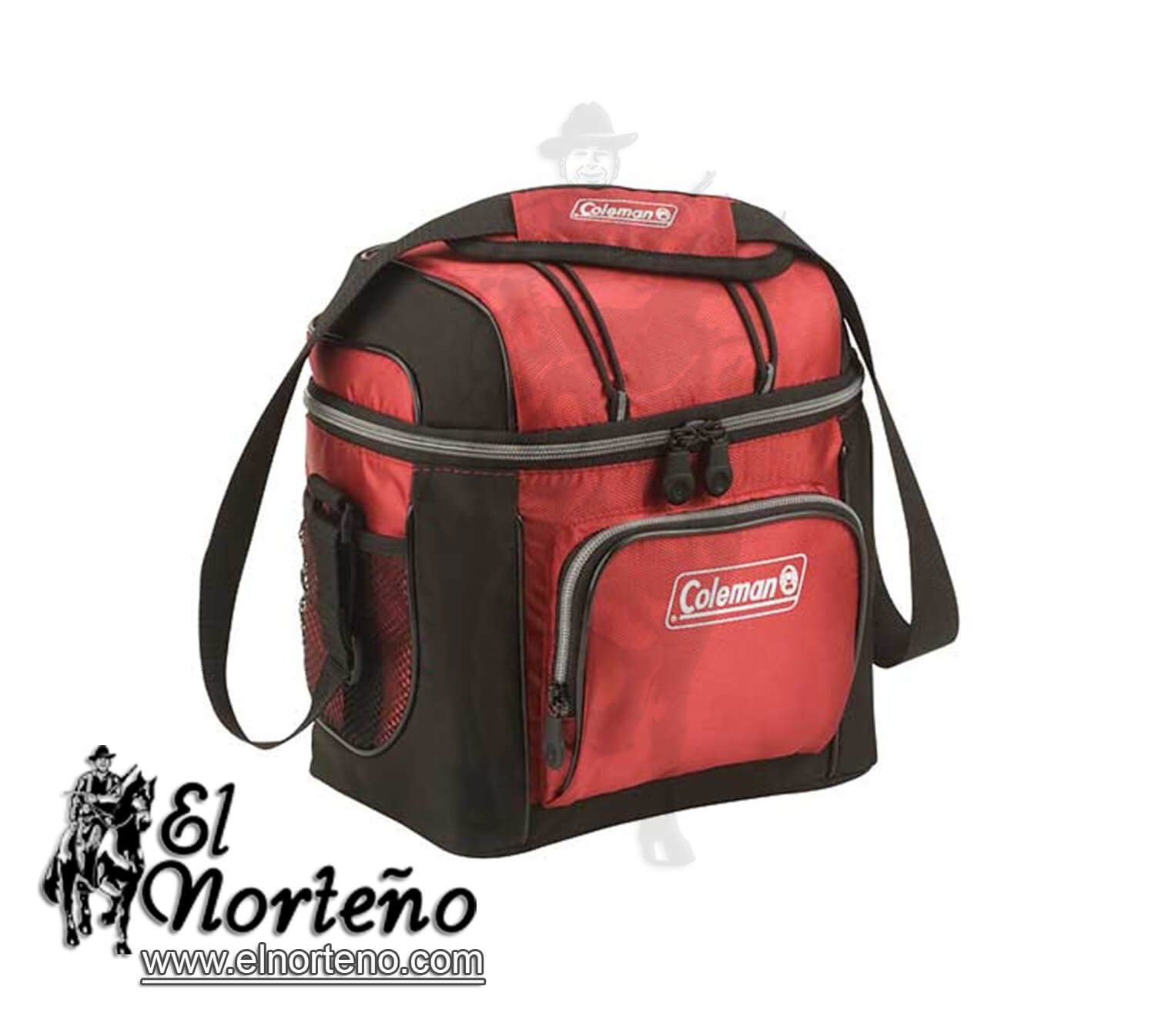 HIELERA COOLER 9 CAN ROJO COLEMAN