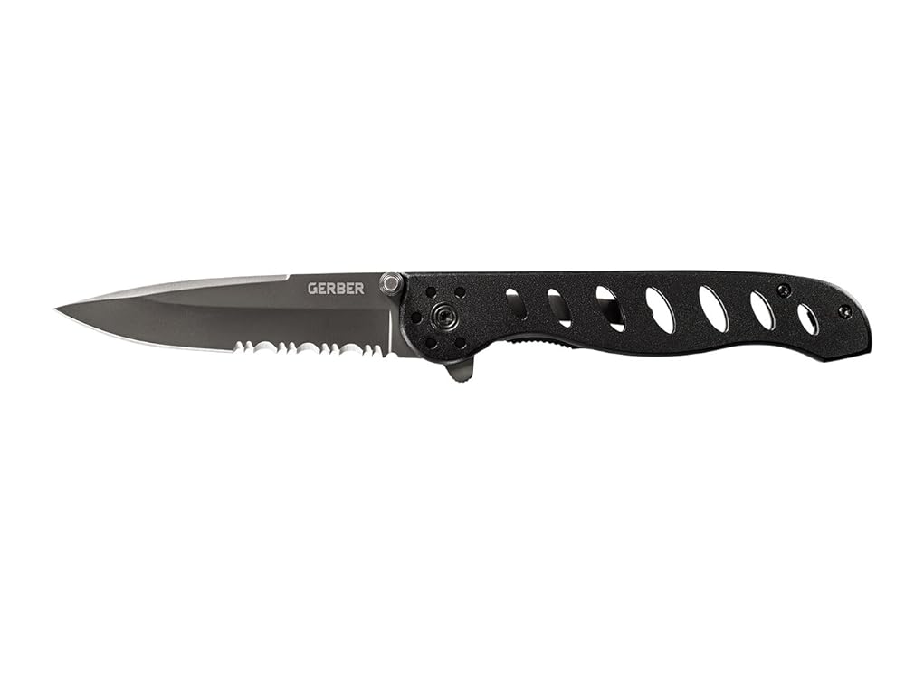 CUCHILLO GERBER 31003321 ONE FLIP FOLDING KNIFE, BLUE, TEXTURED ALUMINUM
