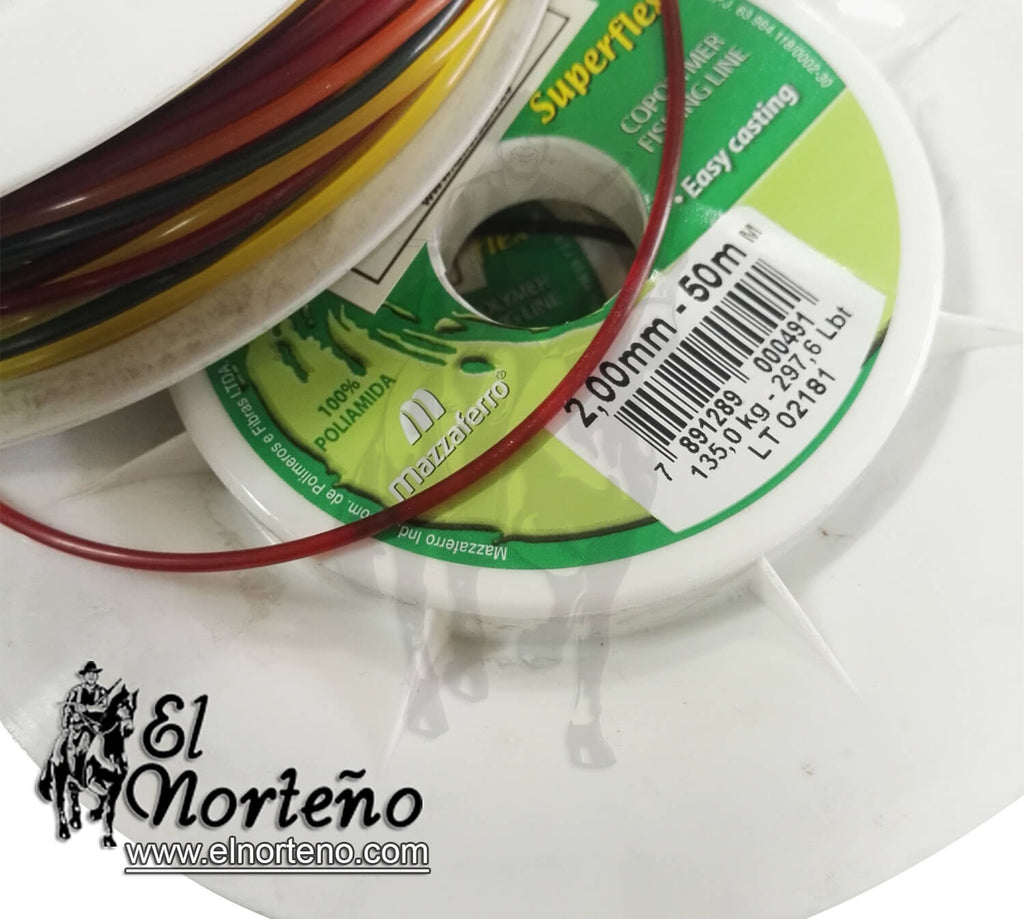 NYLON ARATY 2.00MM MULTICOLOR 50MTS