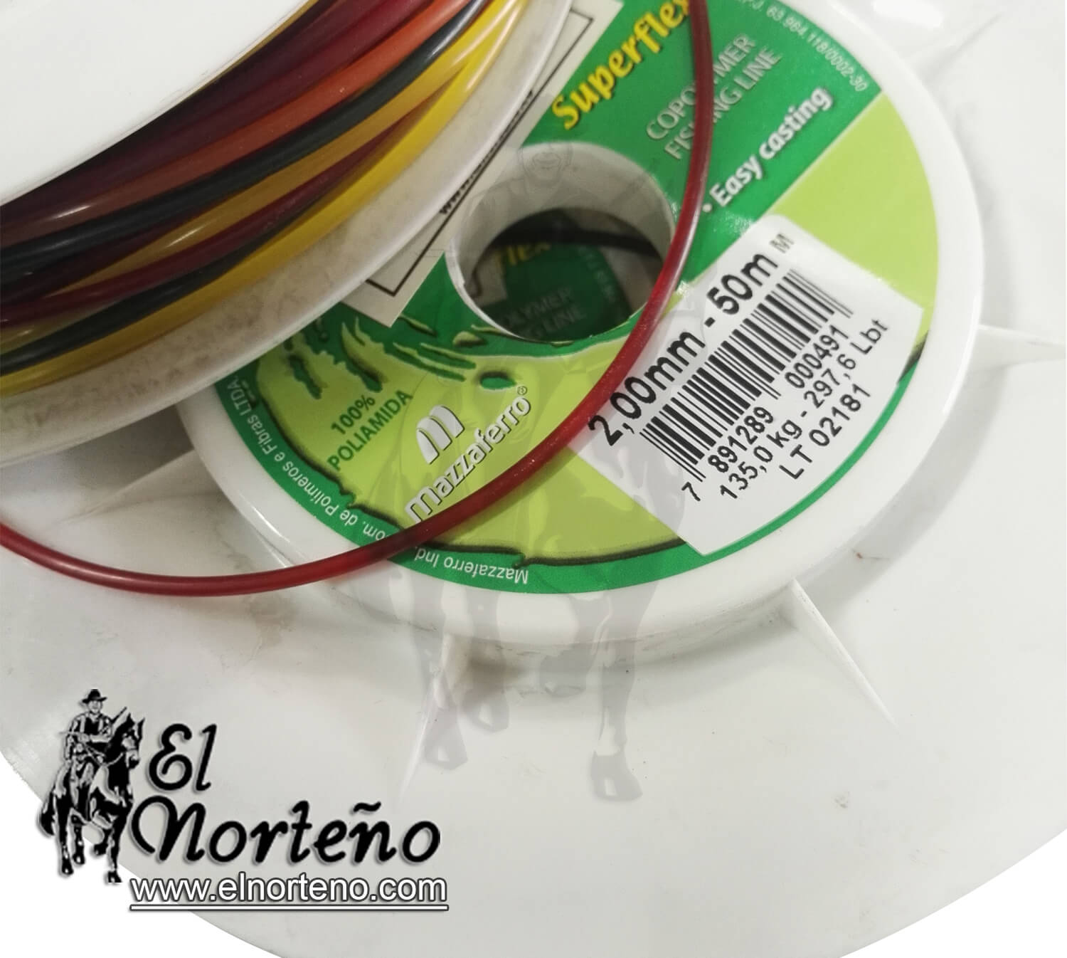 NYLON ARATY 2.00MM MULTICOLOR 50MTS