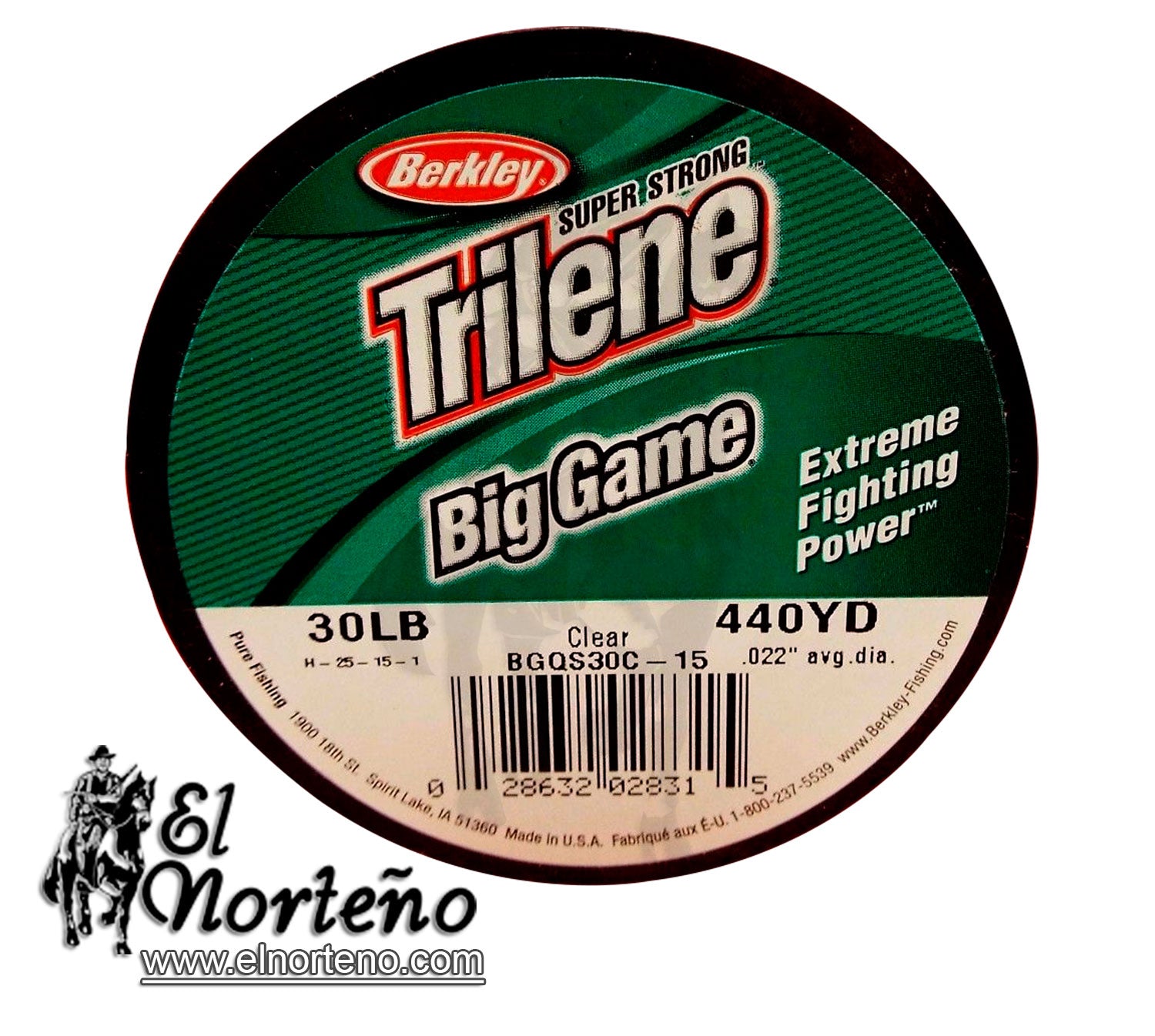 NYLON BERKLEY   30 LB 440 YD BGQS30C-15