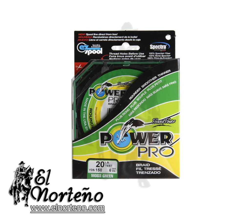 NYLON POWER PRO   20LB 150YDS VERDE