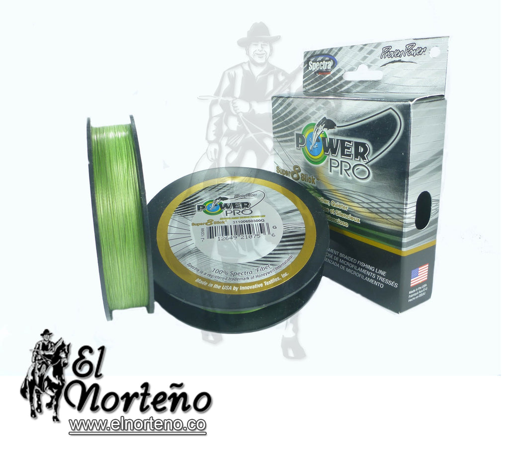 SEDAL POWER PRO SUPER 8 SLICK 80LB 150YDS VERDE MARINO