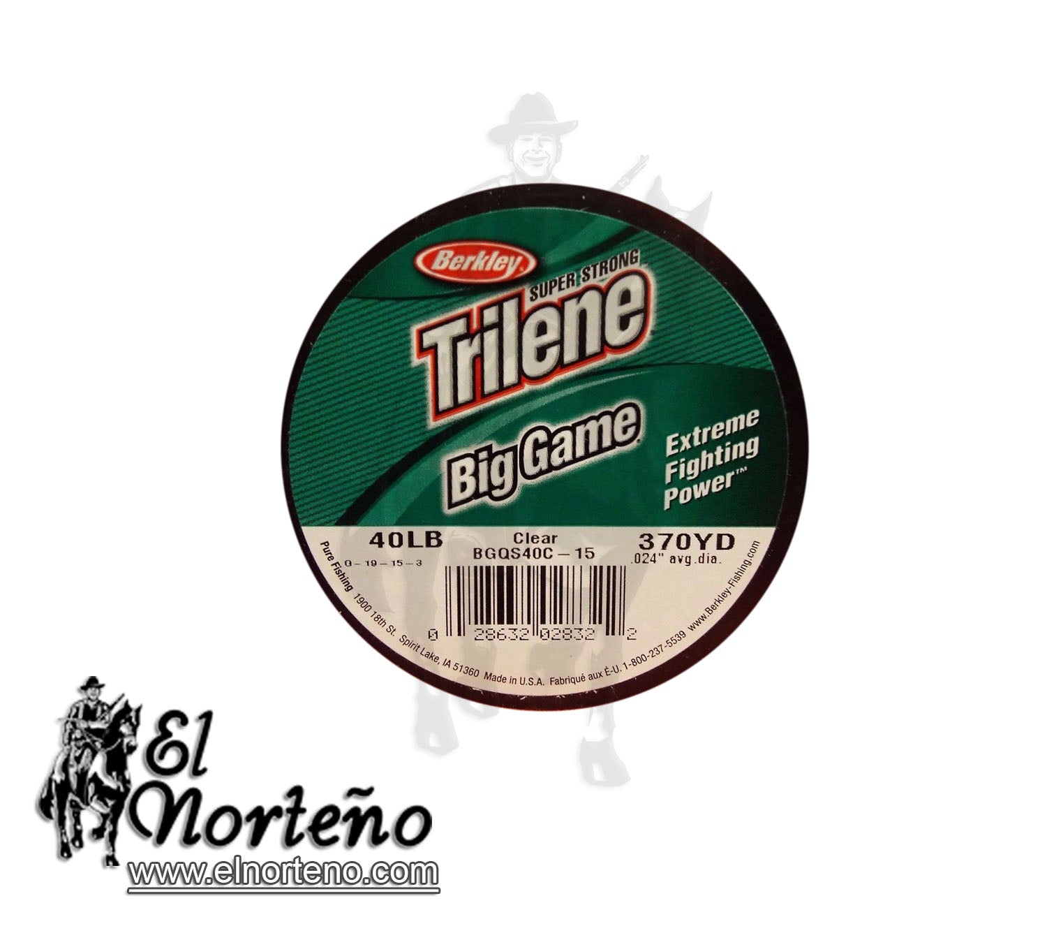 NYLON BERKLEY 40 LB 370 YD BGQS40C-15