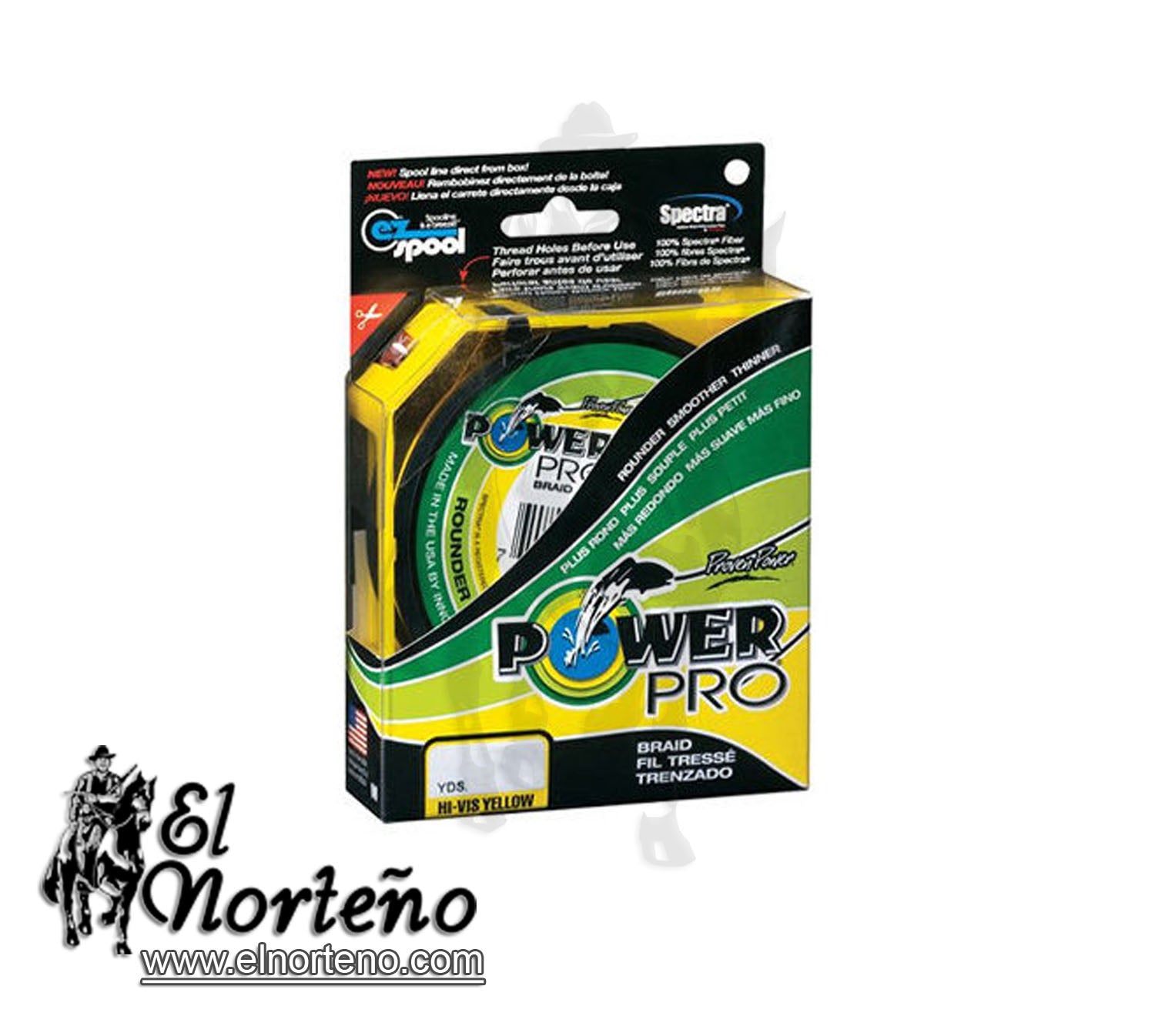 NYLON POWER PRO 8-100-Y -AMARILLO