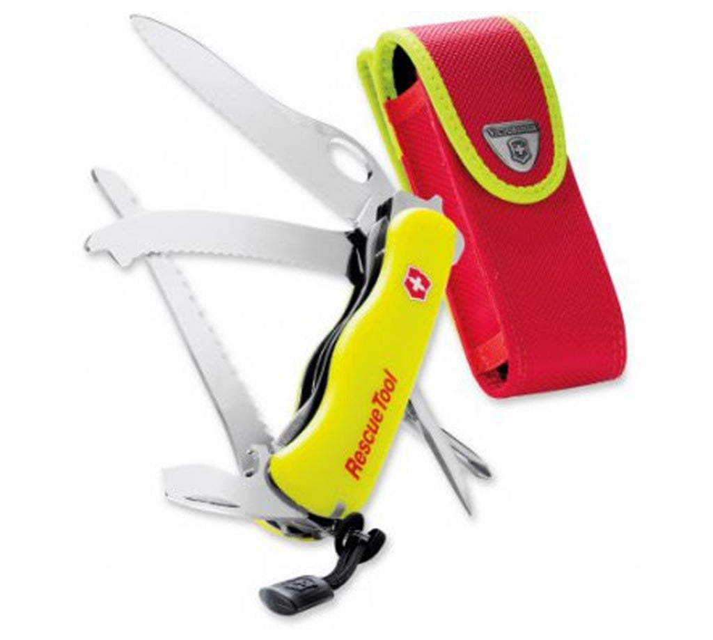 NAVAJA VICTORINOX HERRAMIENTA DE RESCATE AMARILLO