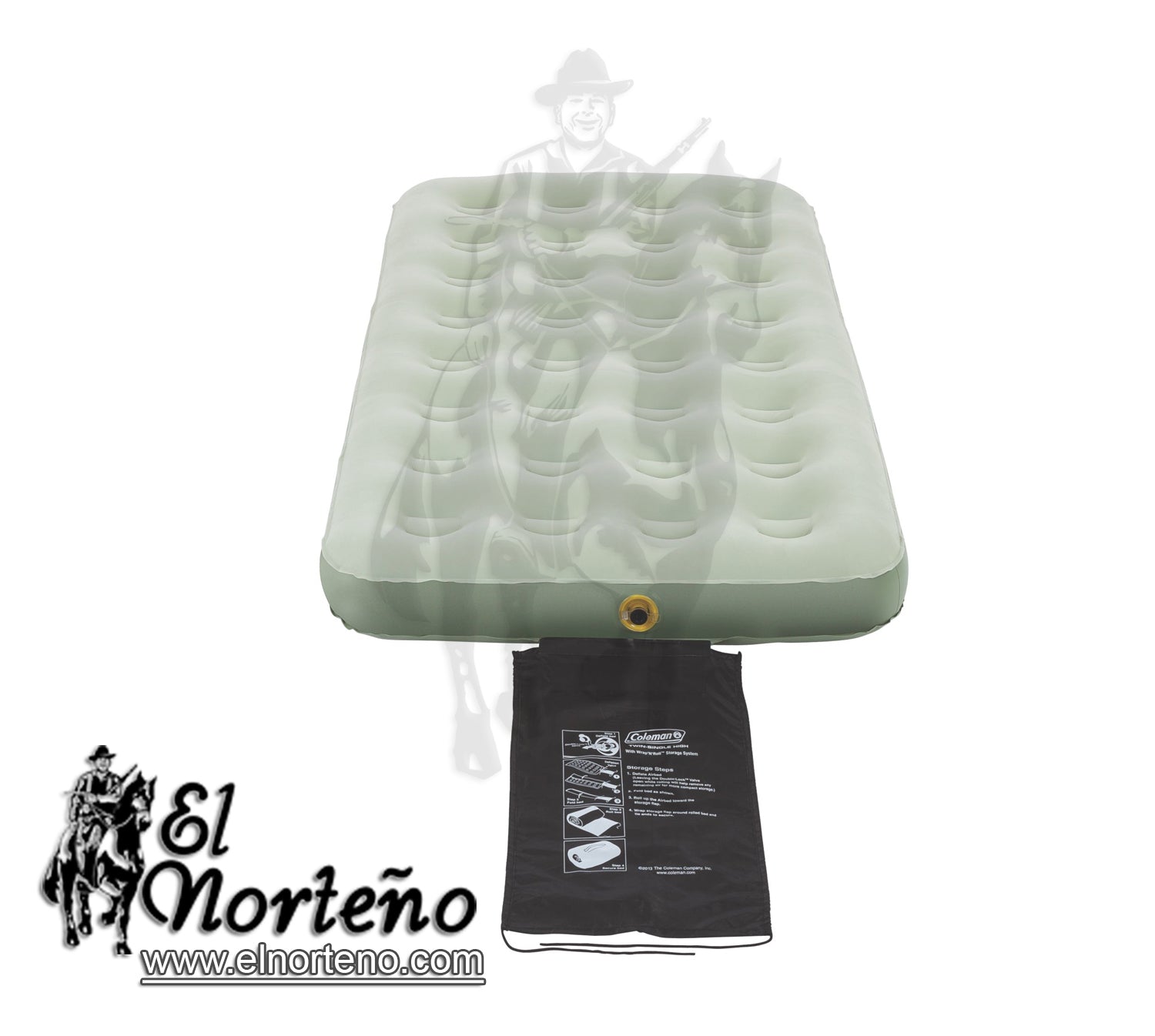 CAMA AIRE COLEMAN 2000015755 TWIN SIZE VERDE