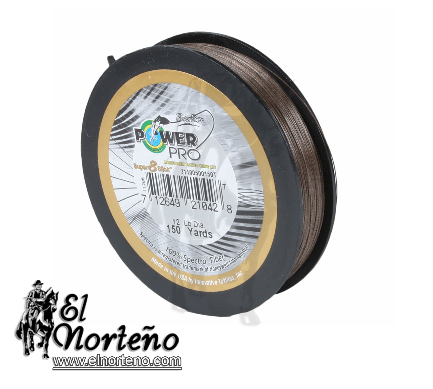 NYLON POWER PRO 40LB 150YDS MARRON