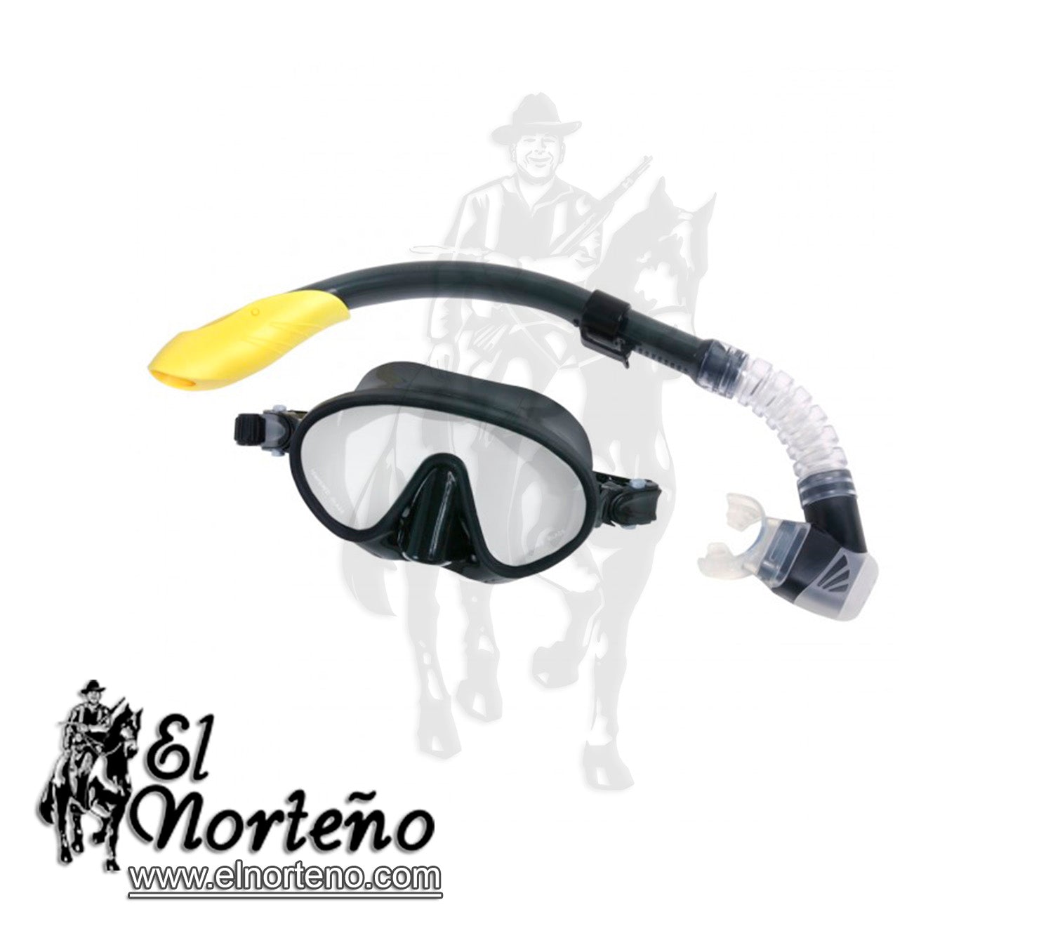 CARETA BUSEO TUBO CALCUTTA BR57616 MASK-SNORKEL SET