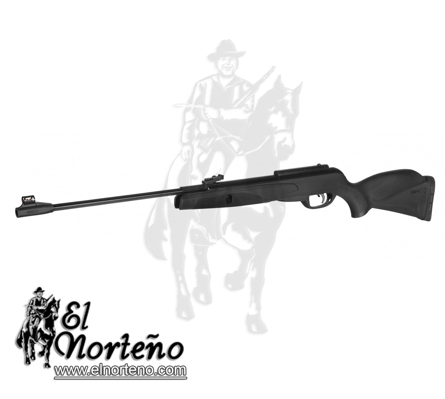 RIFLE DE AIRE GAMO BLACK KNIGHT CAL 5.5