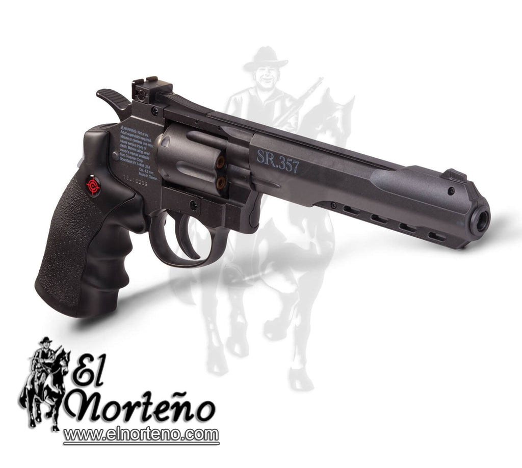REVOLVER CROSMAN CAL 4.5 BALINES SR357B