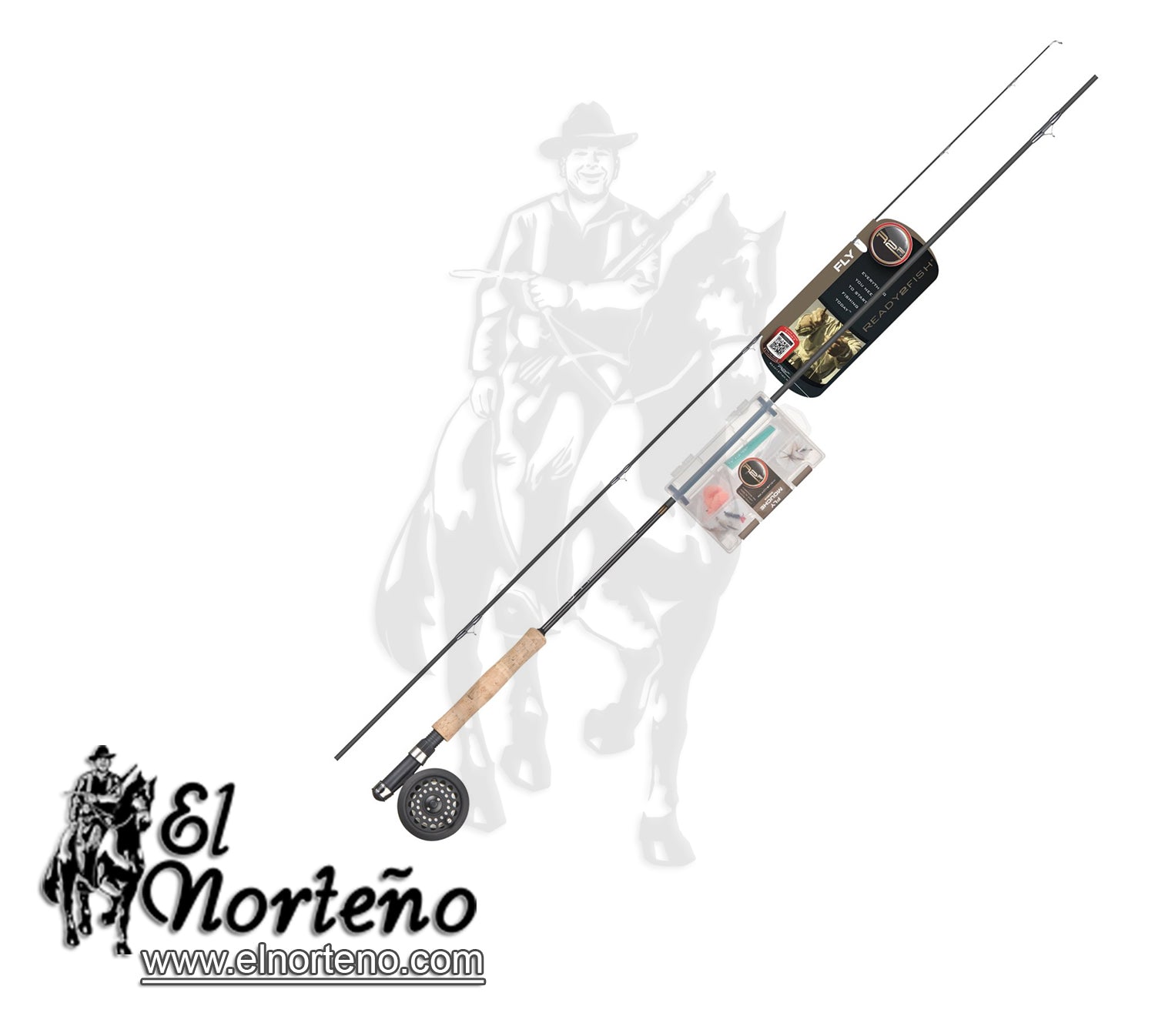 COMBO CAÑA MOSQUEO R2F FLY MOUCHE + KIT R2F2-ALF