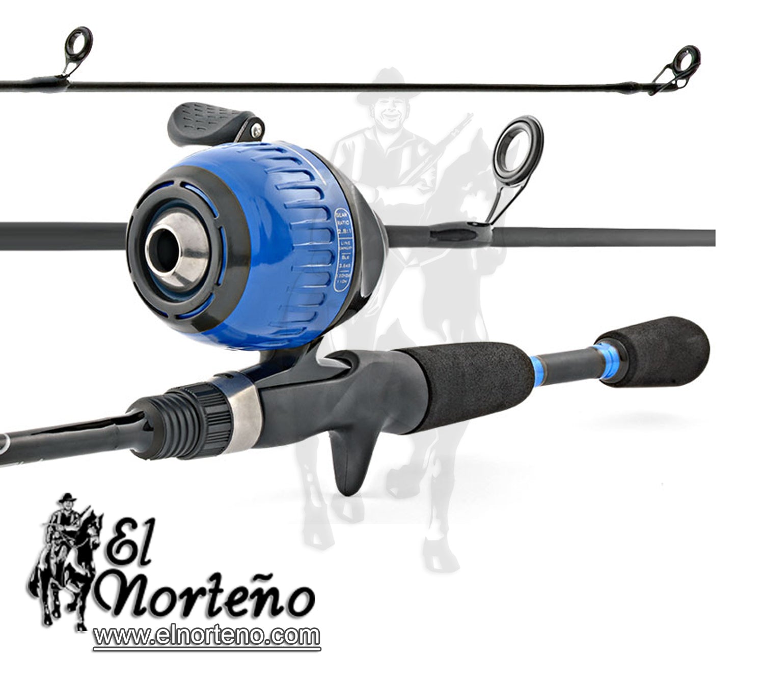 COMBO CAÑA SPINCAST R2F PANFISH + KIT R2F-PFSC