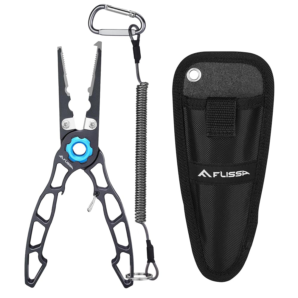 ALICATES PARA PESCA PLINE APP7.5BLUE ADARO ALUMINUM 7 1/2 PLIERS BLUE