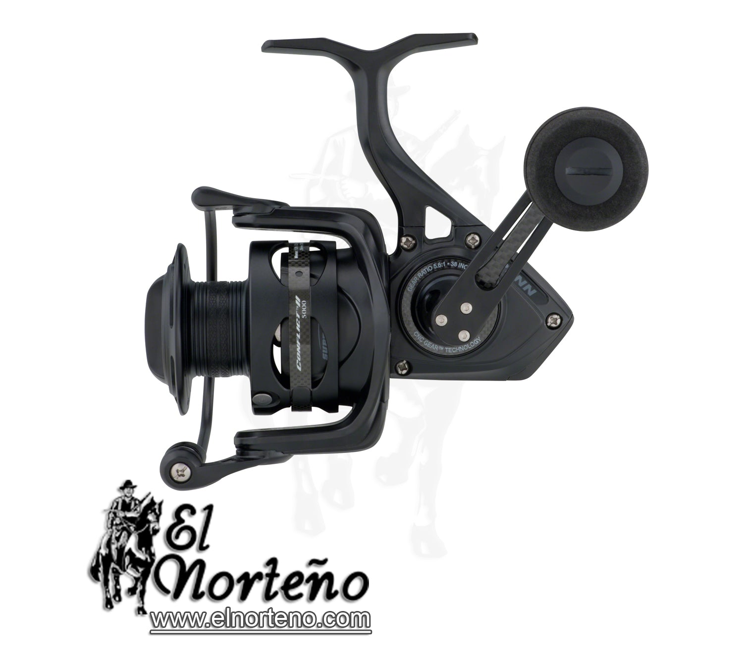 MOLINETE PENN CFTII5000 CONFLICT II SPIN REEL 2000 SZ, FRONT DRAG 7 BRG