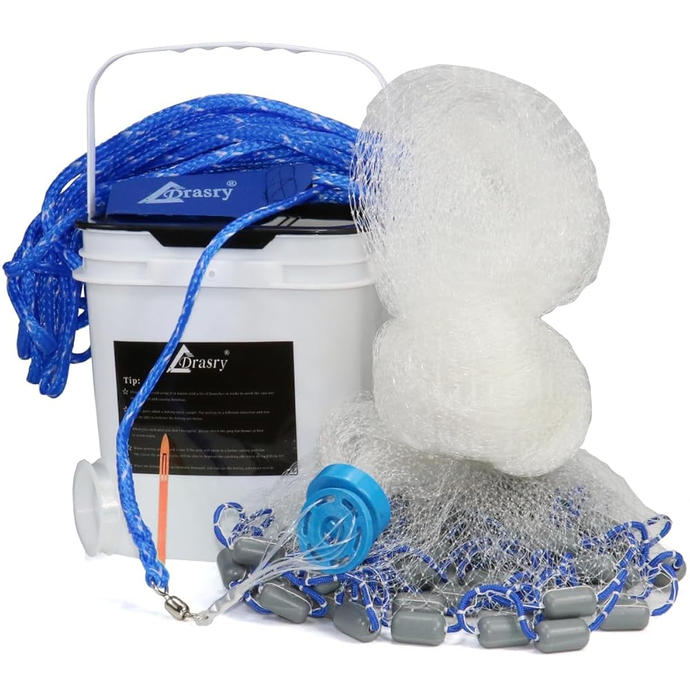 ATARRAYA FITEC 12360 RS-750L SUPER SPREADER CAST NET 6-X3/8- MESH, CLEAR MONO