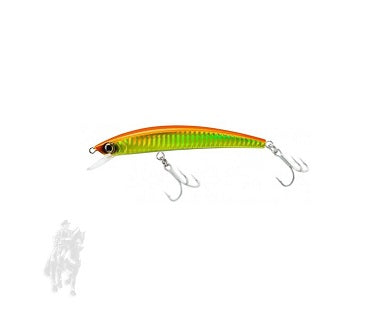 SEÑUELO  YO-ZURI CRYSTAL MINNOW (F) 90MM 3-1/2" ORANGE BACK GOLD R1123 HOBG