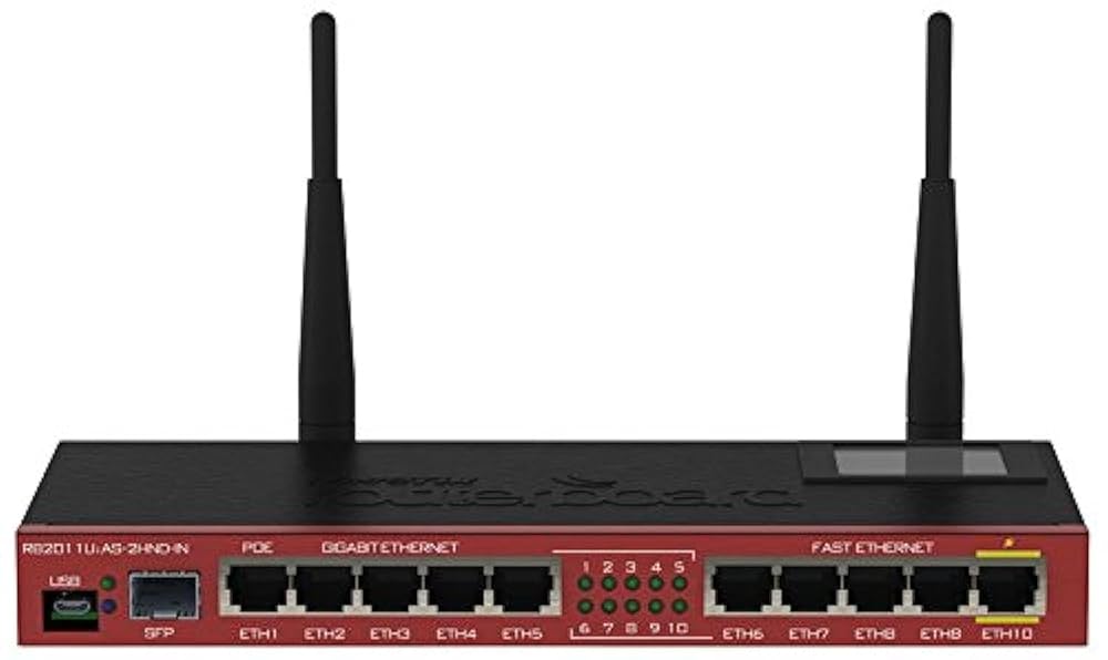 RB2011UIAS-IN MIKROTIK RB2011UIAS-IN RB 2011UIAS, 1SFP, 5XLAN, 5XGBIT