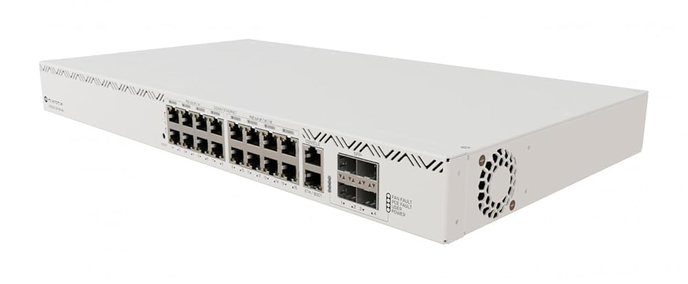 CRS328-24P-4S+RM SWITCHING & ROUTING SWITCHES MIKROTIK CRS328-24P-4S+R