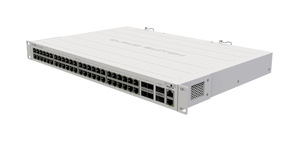 CRS354-48G-4S+2Q+RM SWITCHING & ROUTING SWITCHES MIKROTIK CRS354-48G-4