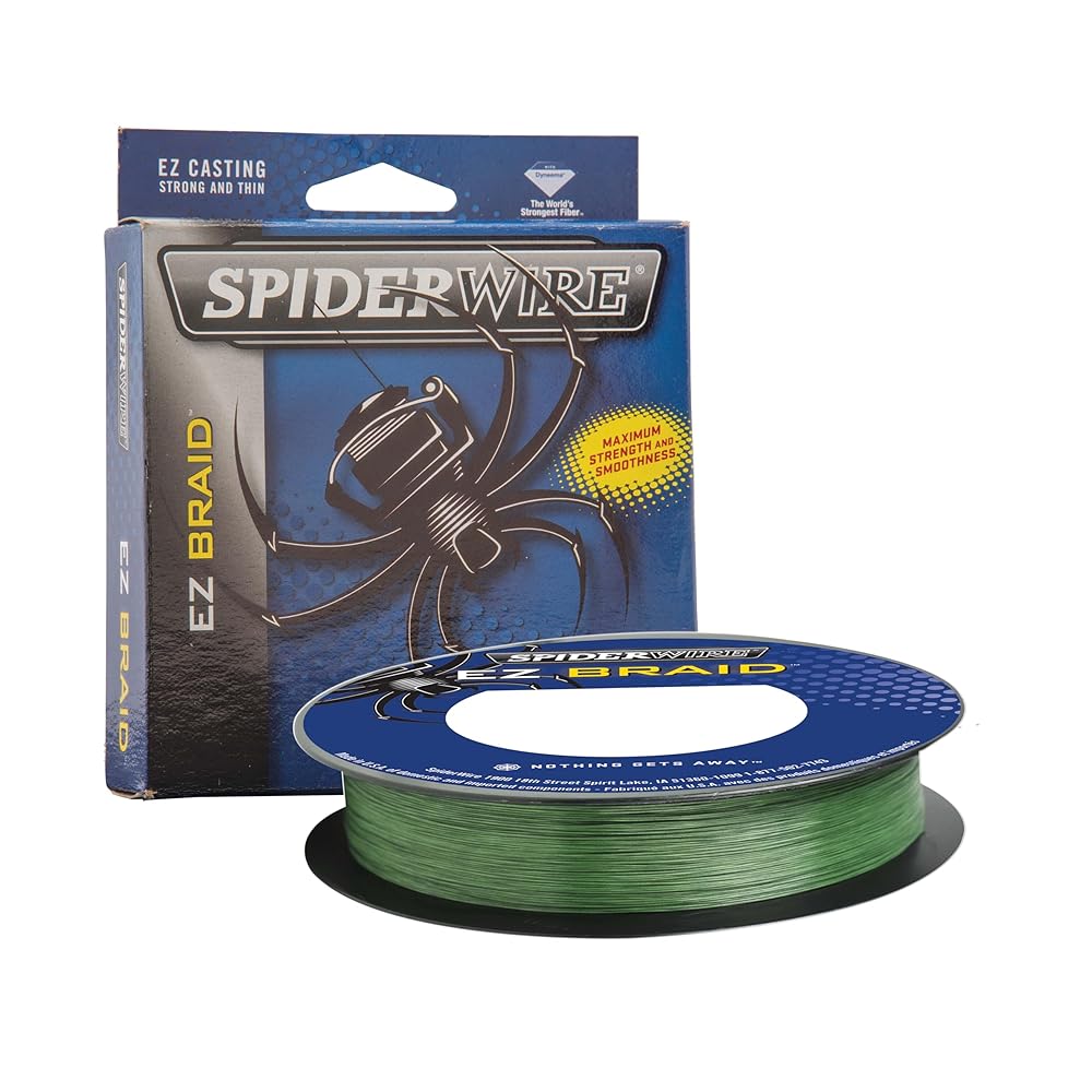 NYLON SPIDERWIRE EZ BRAID SEZB30G-110 FILLER SPOOLS MOSS GREEN 30/8 -0.010