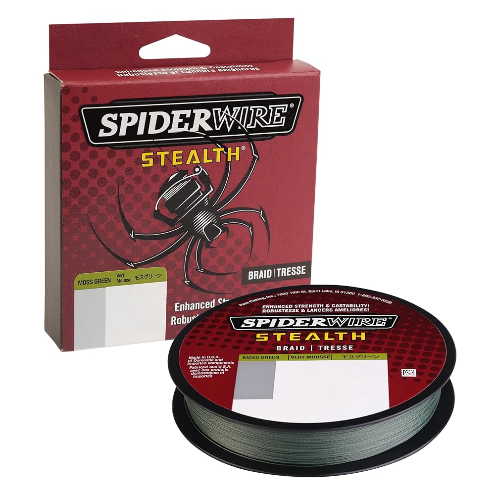 NYLON SPIDERWIRE STEALTH CAMO BRAID SCS6C-125 FILLER SPOOLS 6/1 -0.005