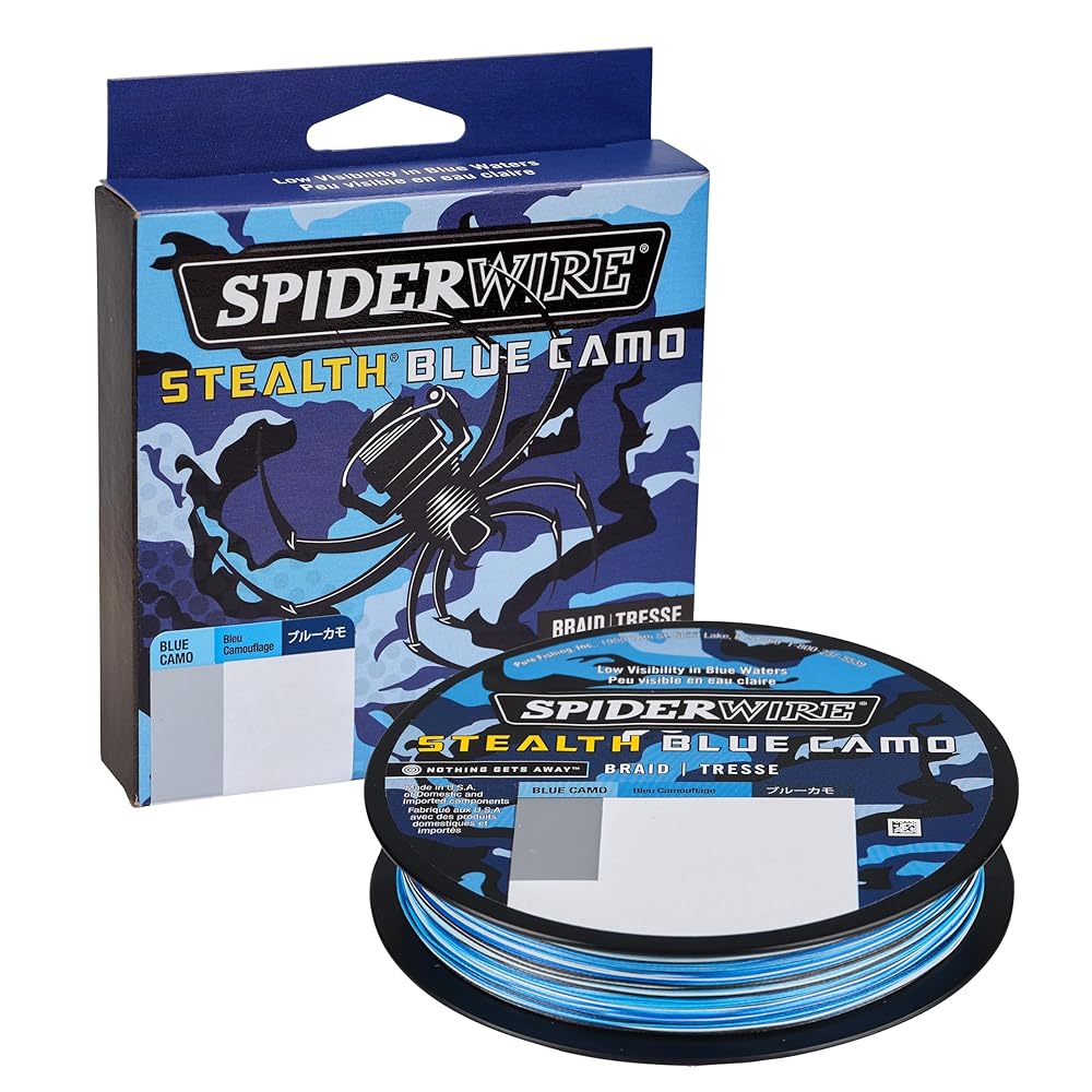 NYLON SPIDERWIRE STEALTH CAMO BRAID SCS80C-125 FILLER SPOOLS 80/20 -0.016