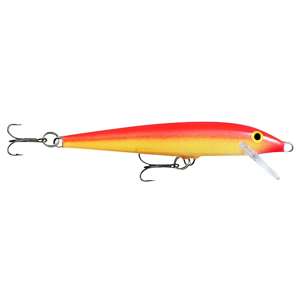 SEÃ‘UELO RAPALA F09 GFR FLOATING GOLD FI RED
