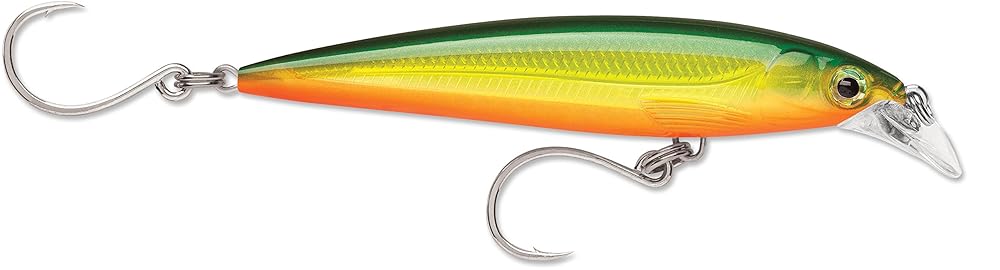 SEÃ‘UELO RAPALA SXRL14HO X-RAP LONG CAST 14 SLASHBAIT, HOT OLIVE 5-1/2 1-1/2"
