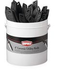 CUCHILLO RAPALA RCUKB4B CERAMIC UTILITY KNIFE BLACK 4 BULK"