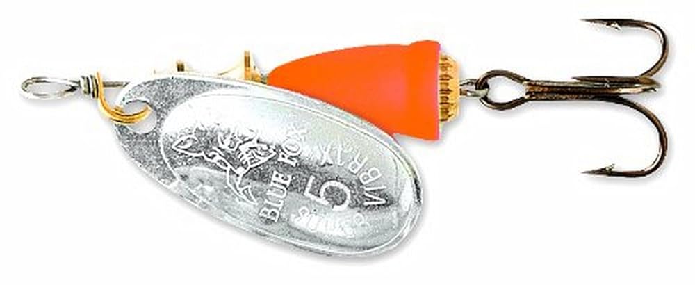 CUCHARA BLUE FOX 6000510IC CLASSIC VIBRAX SPINNER, 7/64 OZ, RED TIGER PAINTED