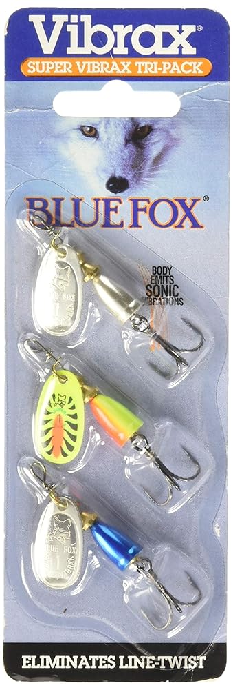 SEÃ‘UELO BLUE FOX BFVCH3S VIBRAX CHASER 3 LURE, 1/2 OZ, 24 FT, BLADE SIZE 3