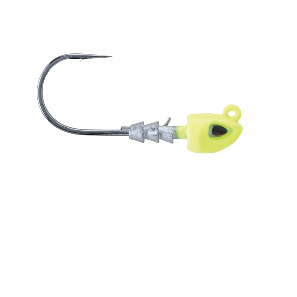 ANZUELO JIG BERKLEY FUSION19 BUCKTAIL JIGS FSN19BUCK1/4-WHITE CHARTREUSE OZ -2/0