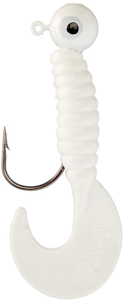 SEÃ‘UELO JOHNSON SWIMMING GRUBS SG3C1/8-WH GRUB 1224994 BLISTER WHITE 3IN 5 CN