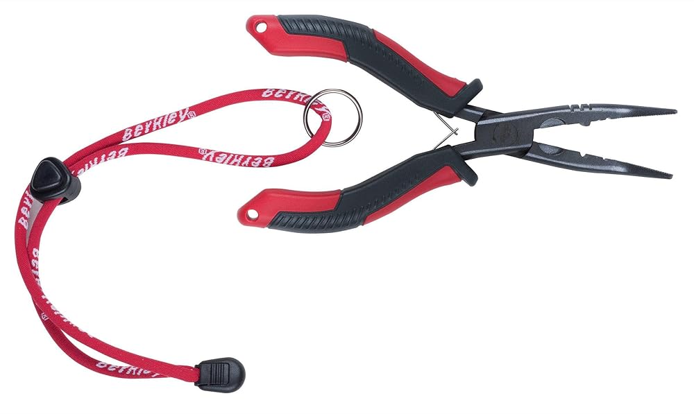 HERRAMIENTAS BERKLEY ALUMINUM NEEDLE NOSE PLIERS 9IN BT9NNAPLIERS PLIERS RED