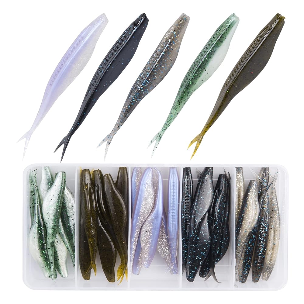 SEÃ‘UELO SEBILE FLATT SHAD SNAGLESS FSSN-066-XH-FTG BOX TIGER 5/8IN -3/4 OZ