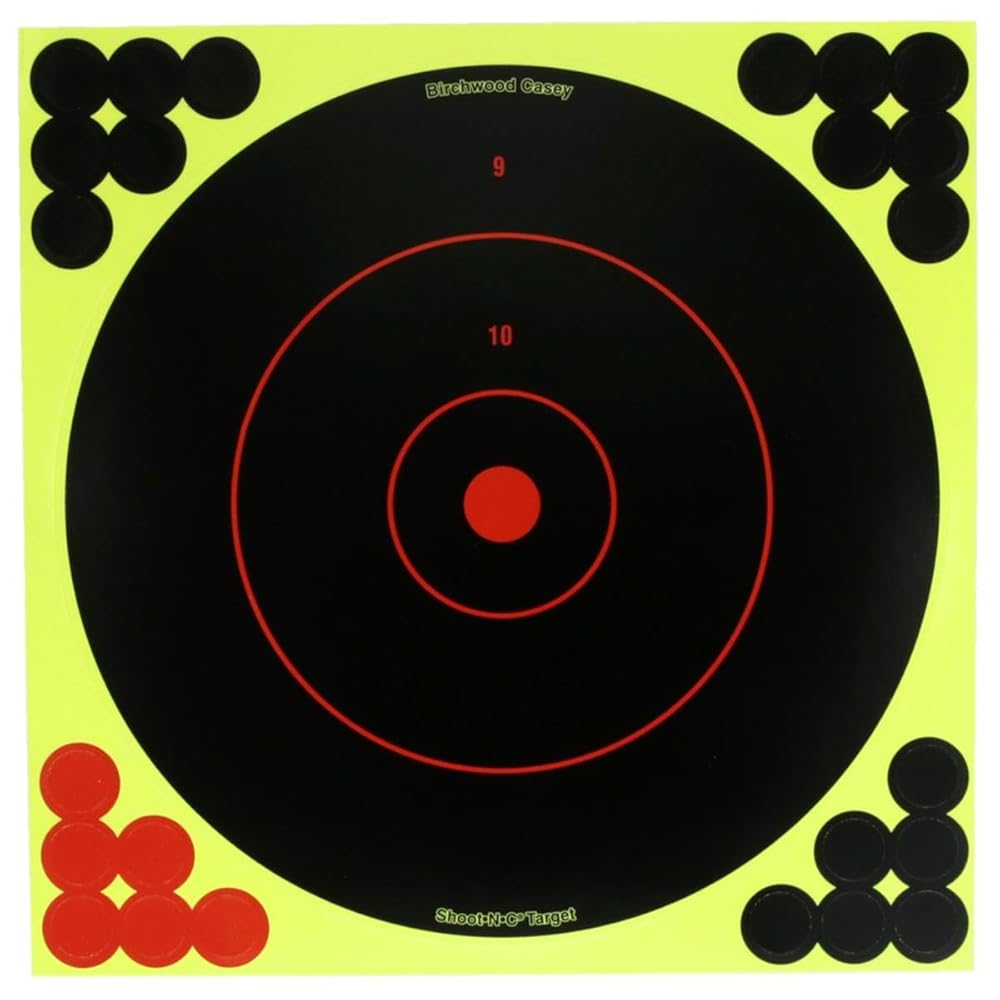 HOJAS DE TIRO BIRCHWOOD CASEY 34022 SHOOTNC BULLSEYE 12 X UD"