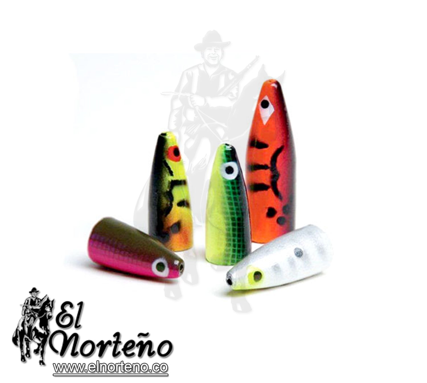 PLOMADAS PARA PESCA CABEZA DE PESCADO BULLET