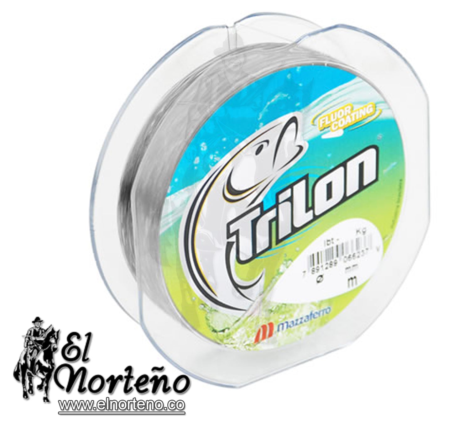 NYLON TRILON FLUOR COATING 300MTS CAL. 0.43MM GRIS