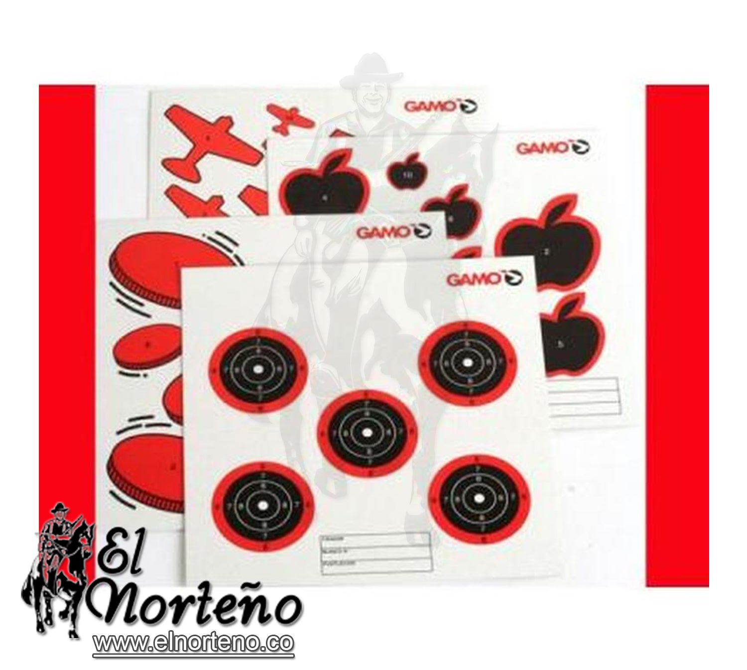 HOJA DE TIRO AL BLANCO VARIADO X UNIDAD 6212136 GAMO