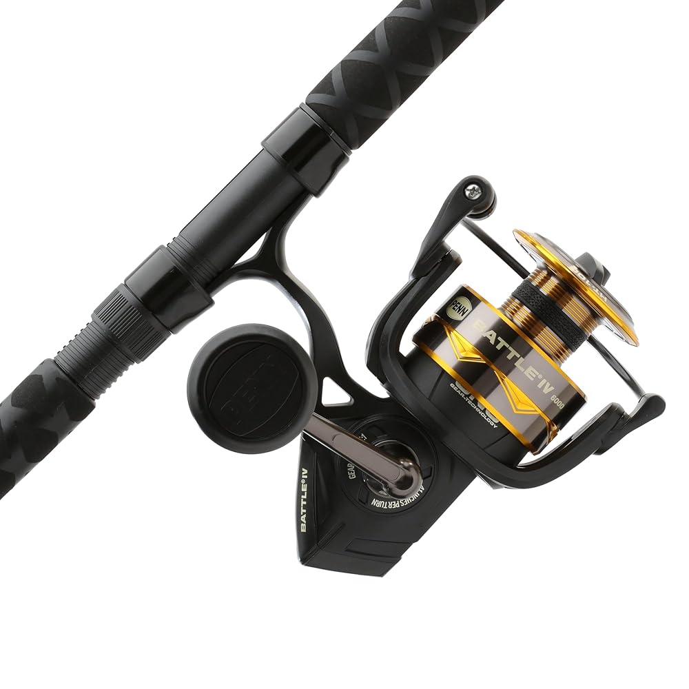 COMBO PENN SPINNING FIERCE FRCIII6000902MH B 5 25LB MEDIUM HEAVY 9