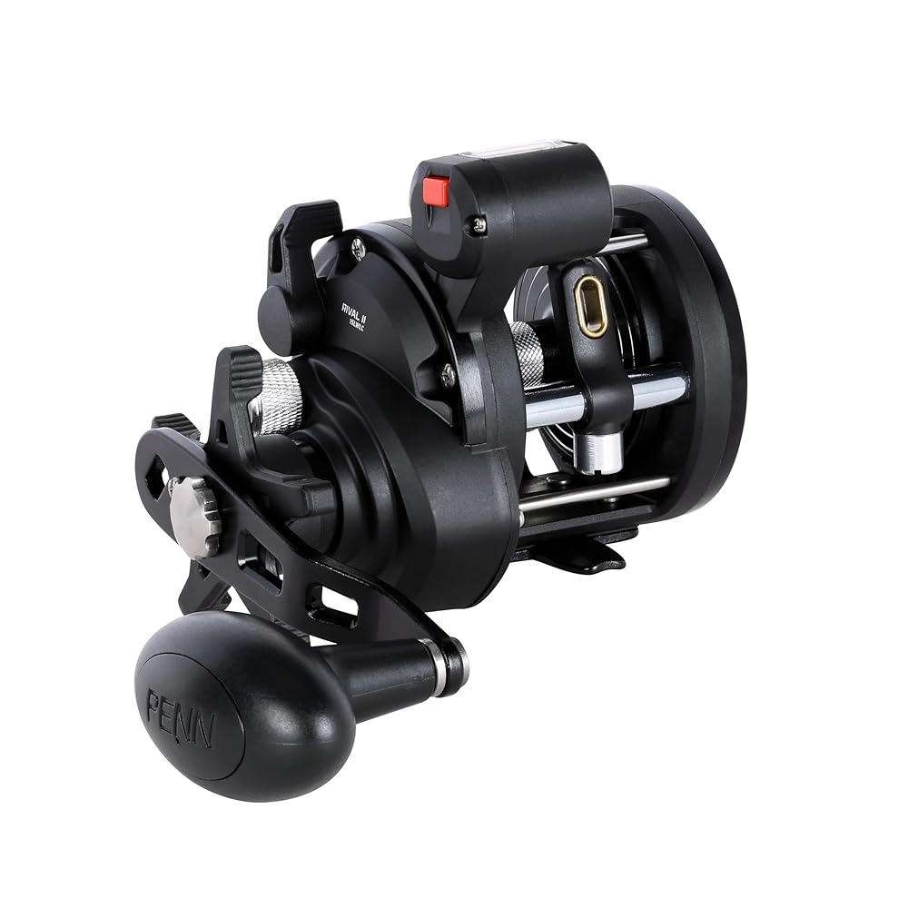 MOLINETE PENN RIVAL LEVEL WIND RIV20LWLH BOX BLACK/SILVER 2 -20