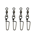 SWIVEL DANIELSON SDLB4 DUAL LOCK SNAP SWIVEL BLACK SIZE 4 10PK