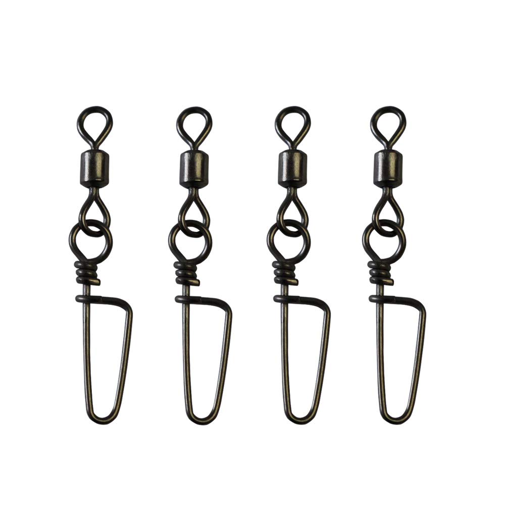 SWIVEL DANIELSON SDLB4 DUAL LOCK SNAP SWIVEL BLACK SIZE 4 10PK
