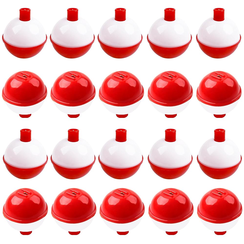 FLOTADOR DANIELSON B8130BUL125 SNAP-ON FLOAT RED/WHITE 1-1/4 BULK 48PK