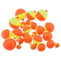 FLOTADOR DANIELSON B8130FBUL175 SNAP-ON FLOAT ORANGE/YELLOW 1-3/4 BULK 48PK